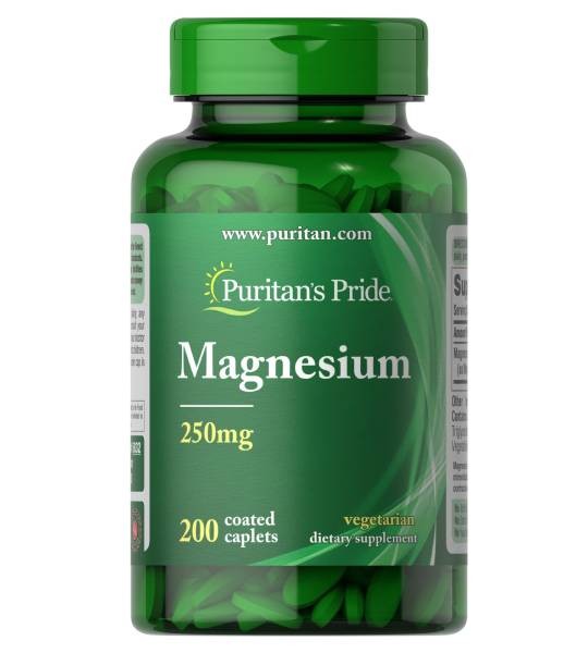 Puritan's Pride Magnesium 250 мг (200 табл)