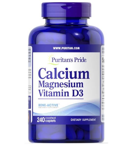 Puritan's Pride Calcium Magnesium Vitamin D3 (240 табл)