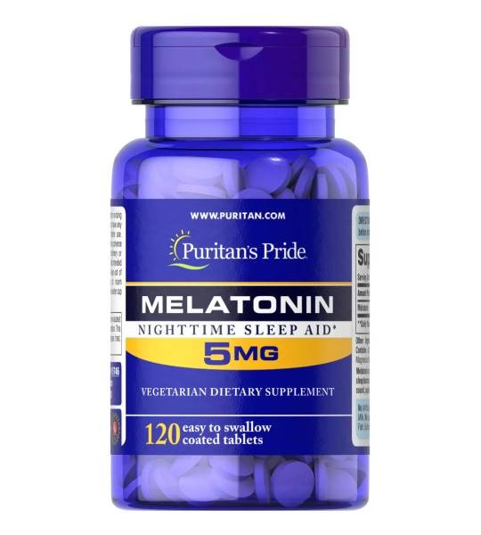 Puritan's Pride Melatonin 5 мг (120 табл)
