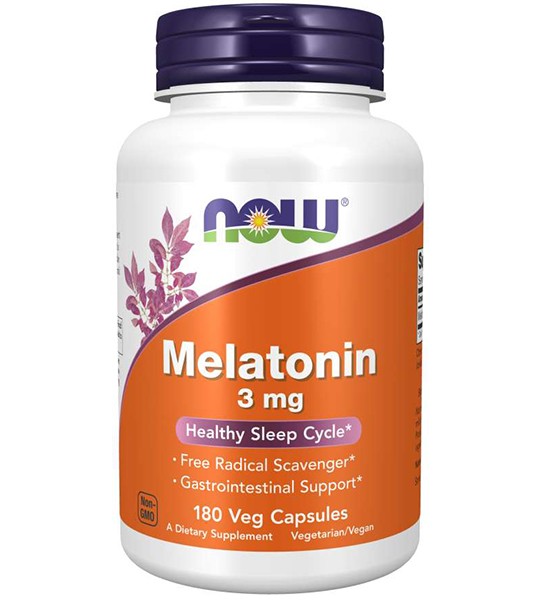 NOW Melatonin 3 mg (180 капс)