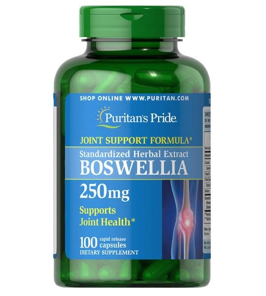 Puritan's Pride Standardized Herbal Extract Boswellia 250 мг (100 капс)