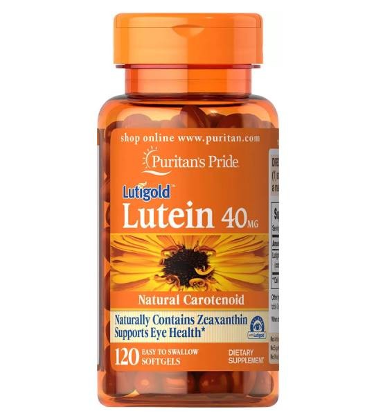 Puritan's Pride Lutigold Lutein 40 мг (120 капс)