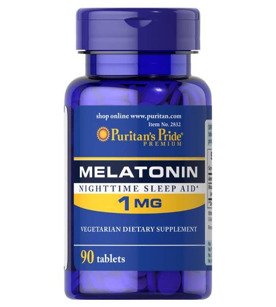Puritan's Pride Melatonin 1 mg (90 табл)