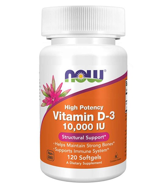 NOW Vitamin D-3 10.000 IU (120 капс)