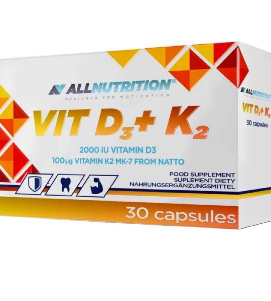 AllNutrition Vit D3+K2 (30 капс)
