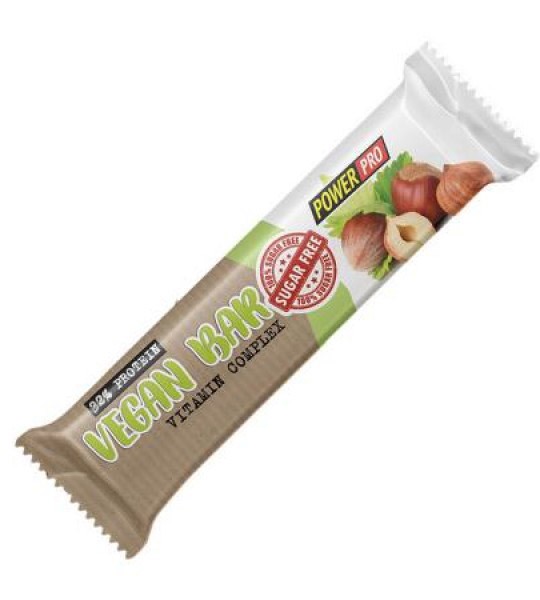 Power Pro Орех Vegan Bar 32% Sugar Free (60 грам)