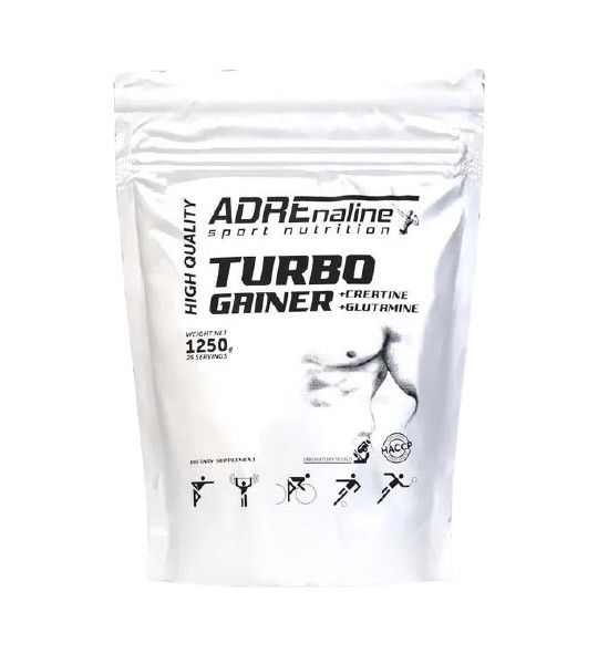 Adrenaline Turbo Gainer+Creatine+Glutamine 1250 грам