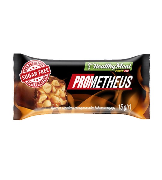 Power Pro Prometheus Протеинове конфеты с арахисом без сахара 15 грамм