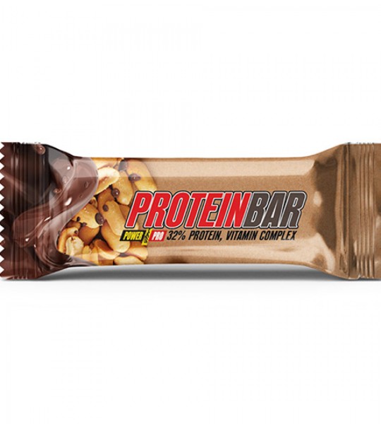 Power Pro Protein bar 32% Карамель с арахисом (60 грамм)