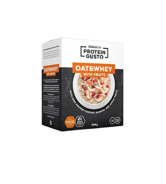 BioTech (USA) Protein Gusto Oat&Whey with Fruits 696 грамм