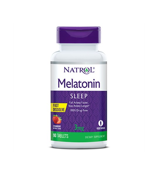 Natrol Melatonin Sleep 3 мг Vegetarian (90 табл)