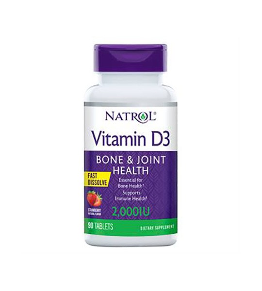 Natrol Vitamin D3 2 000 IU (90 табл)