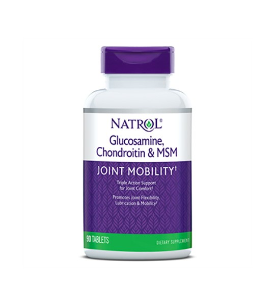 Natrol Glucosamine Complex Chondroitin & MSM 90 таб