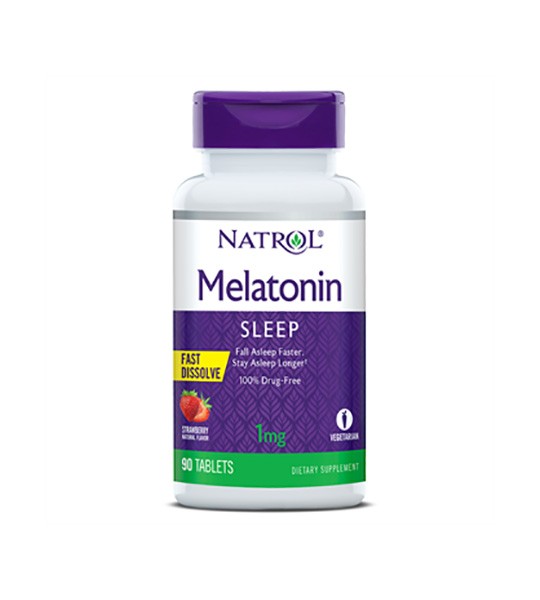 Natrol Melatonin Sleep 1 мг Vegetarian (90 табл)