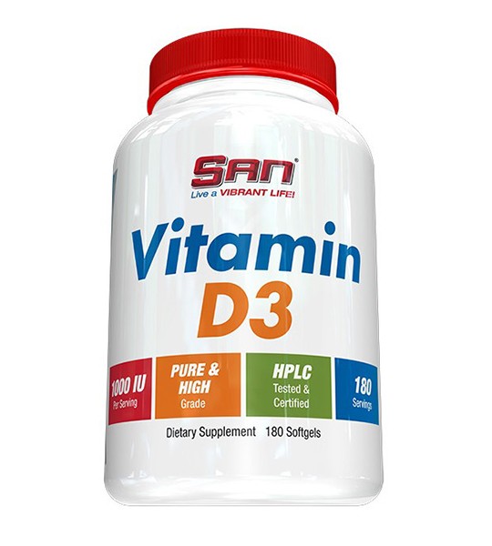 SAN Vitamin D3 1000 IU 180 капс