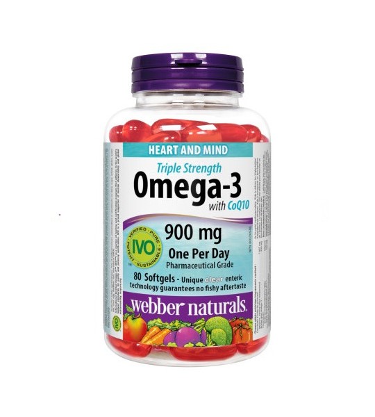 Webber Naturals Omega-3 900 мг 80 капс