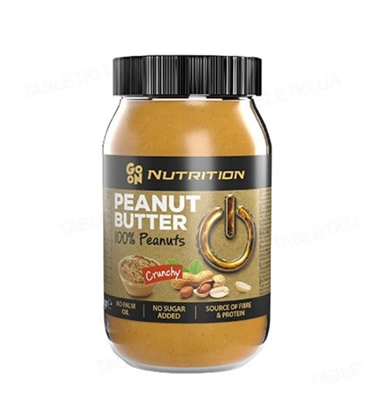 Go On Peanut Butter 100% Crunchy (900 грамм)