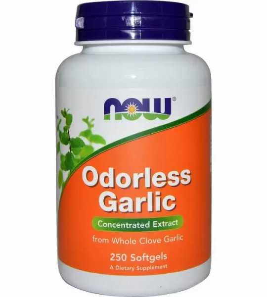 NOW Odorless Garlic 250  капс