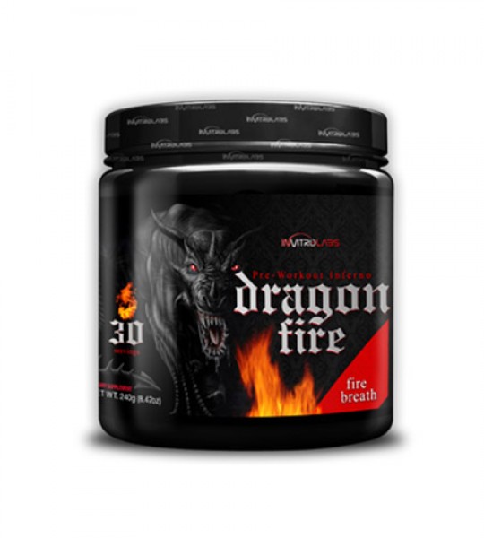 Invitro Labs Dragon Fire Preworkout 30 serv DMAA 240 грам