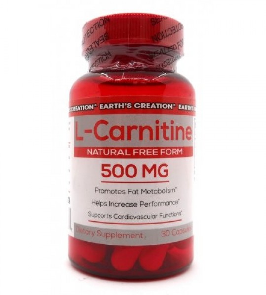 Earths Creation L-Carnitine 500 мг 30 капс