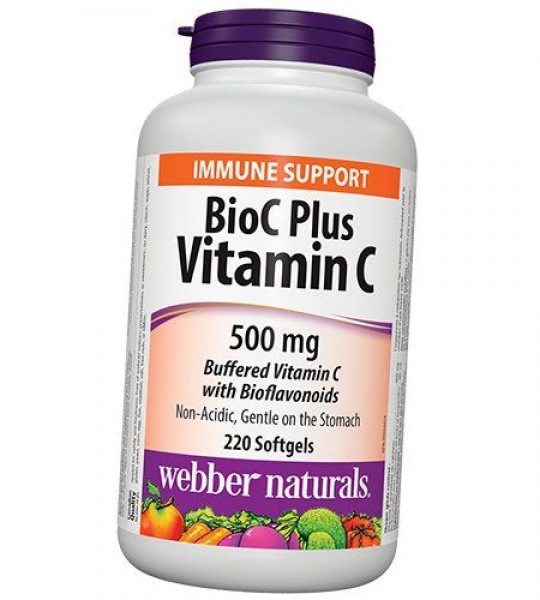Webber Naturals BioC Plus Vitamín C 500 мг 220 капс