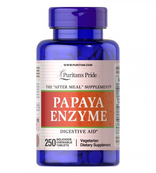 Puritan's Pride Papaya Enzyme 250 табл
