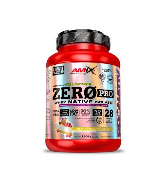Amix Zero Pro Whey Native Isolate Protein 1000 грам
