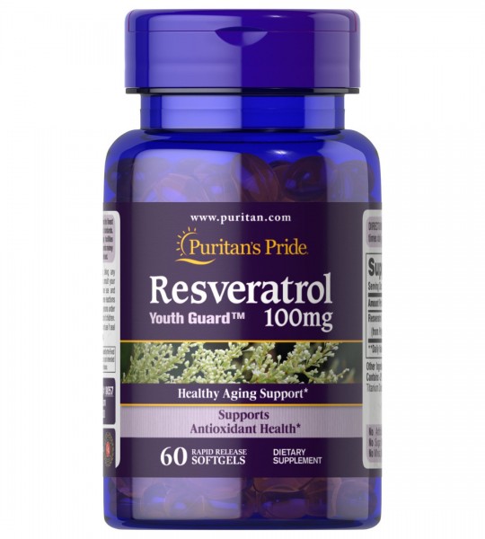 Puritan's Pride Resveratrol 100 мг 60 капс