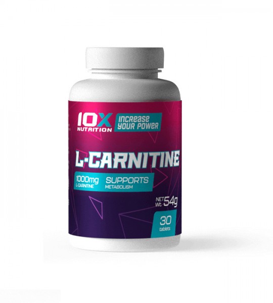10X Nutrition L-Carnitine 30 табл
