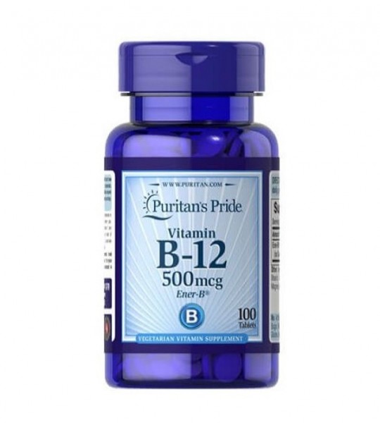 Puritan's Pride Vitamin B-12 500 мкг 100 табл