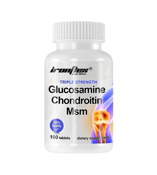 IronFlex Glucosamine Chondroitin MSM 100 табл