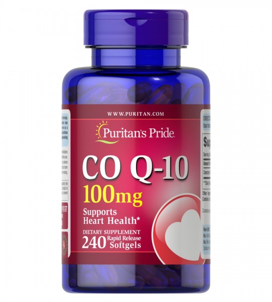 Puritan's Pride Q-SORB™ Co Q-10 100 mg 240 капс
