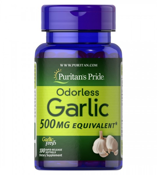 Puritan's Pride Odorless Garlic 500 мг (100 капс)