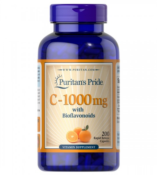 Puritan's Pride Vitamin C-1000 мг with Bioflavonoids 200 капс