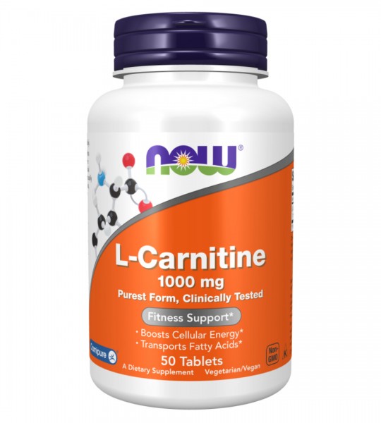 NOW L-Carnitine 1000 мг 50 табл