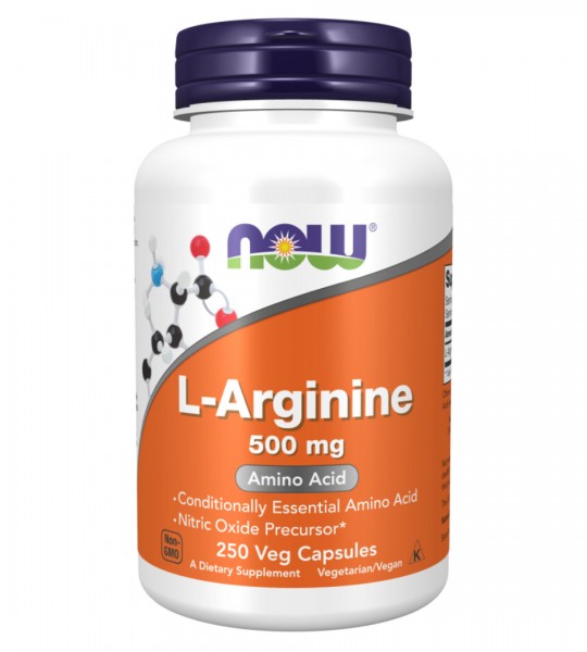 NOW L-Arginine 500 мг 250 капс