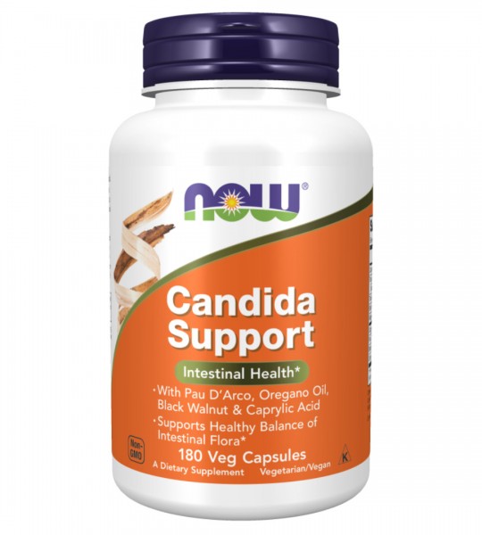 NOW Candida Support Veg Caps 180 капс