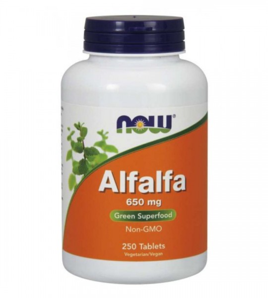 NOW Alfalfa 650 мг 250 табл