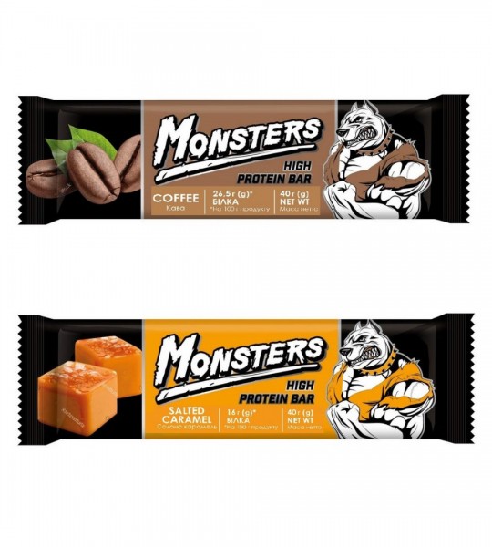 Excellent Nutrition Monsters Protein Bar 40 грамм