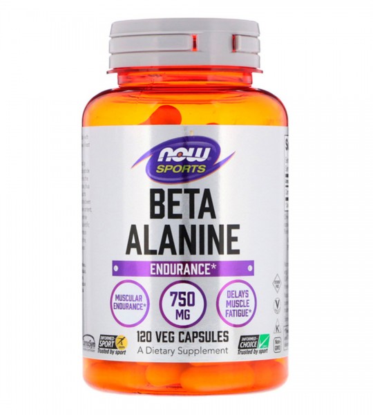 NOW Beta Alanine 750 мг 120 капс