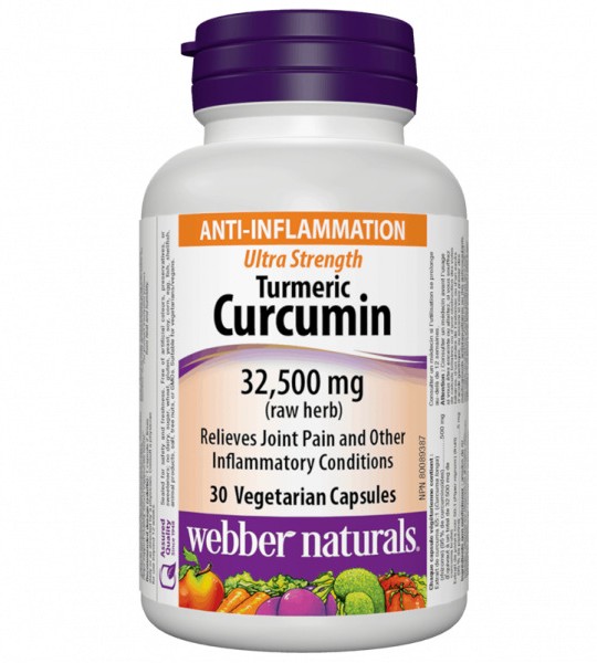 Webber Naturals Turmeric Curcumine 32 500 мг 30 капс
