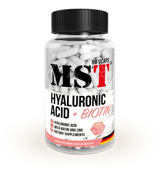 MST Hyaluronic Acid 150 мг + Biotin + Zinc 90 капс