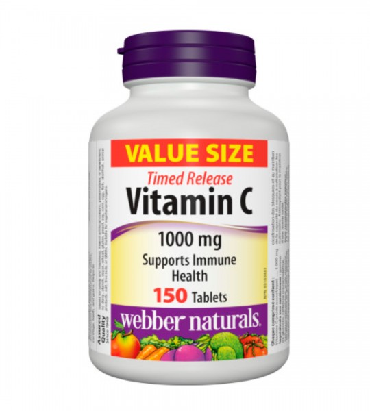 Webber Naturals Vitamin C 1000 мг 150 табл