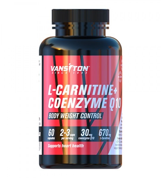 Vansiton L-Carnitine +Coenzyme Q10 (60 капс)